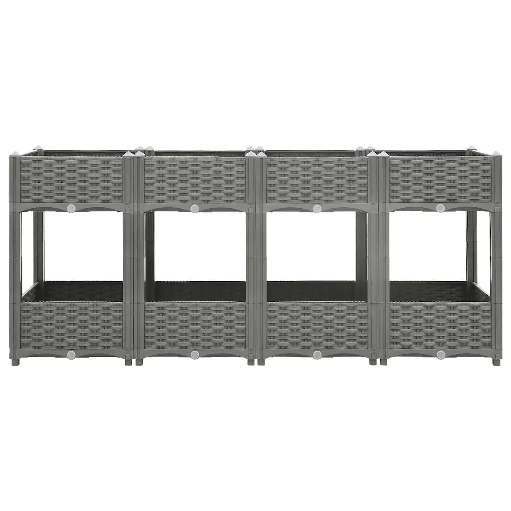 Fioriera Rialzata 160x40x71 cm in Polipropilene 153300