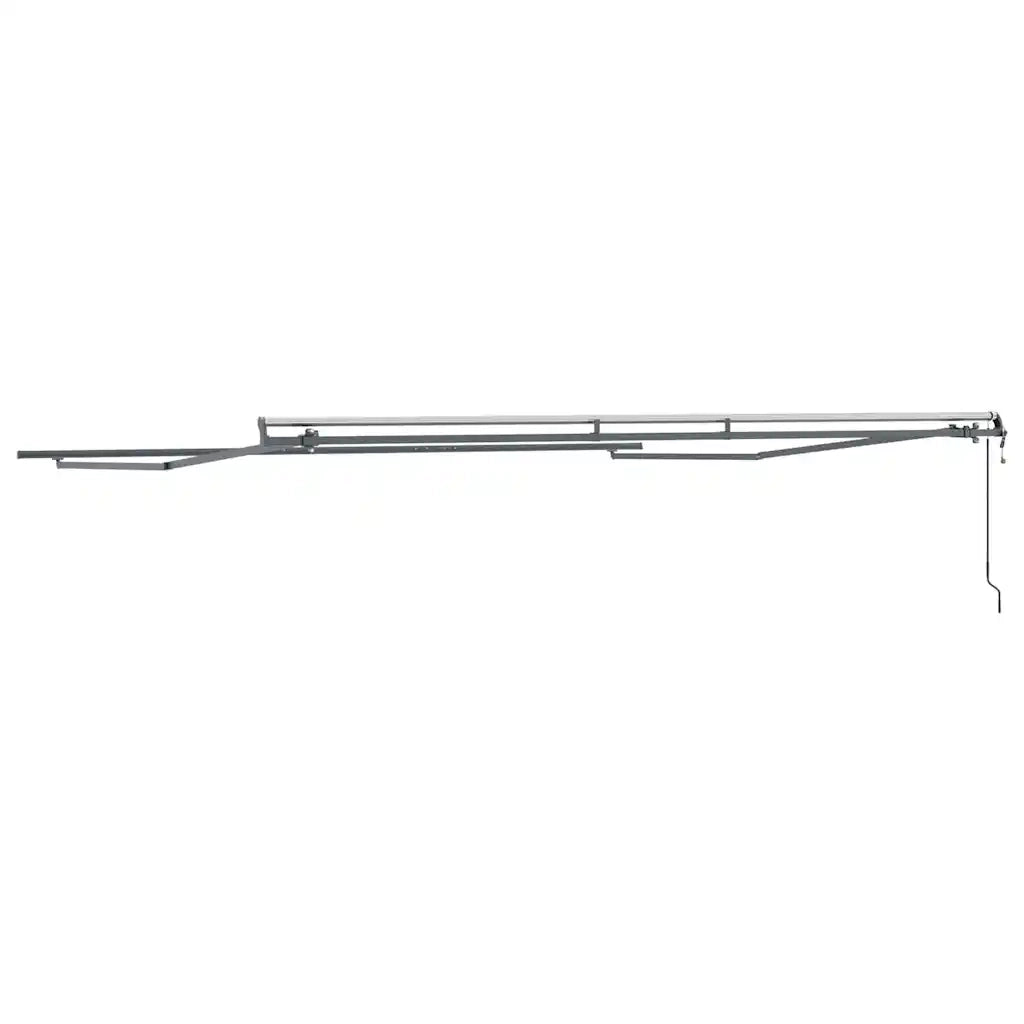 Tenda da Sole Antracite 5 × 3,5 m Metallo 313257