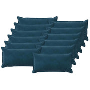 Cuscino con cuscino HOUTEN 12 pz Blu Velluto 933852