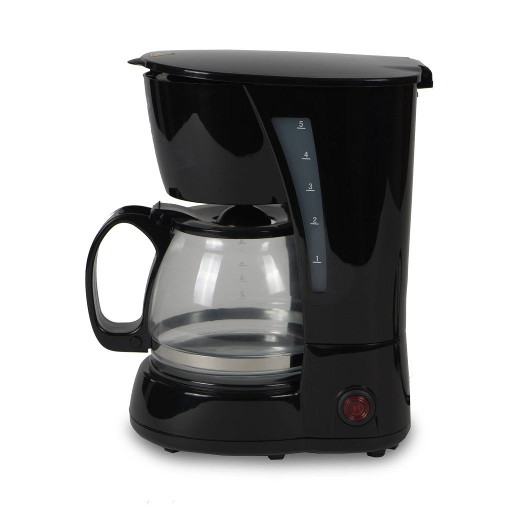 Macchina caffè americano elettrica a goccia, caraffa vetro termoresistente 0,6L, filtro permanente 650W 4 tazze - SOGO