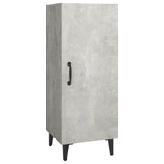 Credenza | Madia | Buffet da pranzo | Armadio da pranzo Grigio Cemento 34,5x34x90 cm in Legno Multistrato