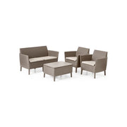 Keter Salemo Lounge Set Cappuccino