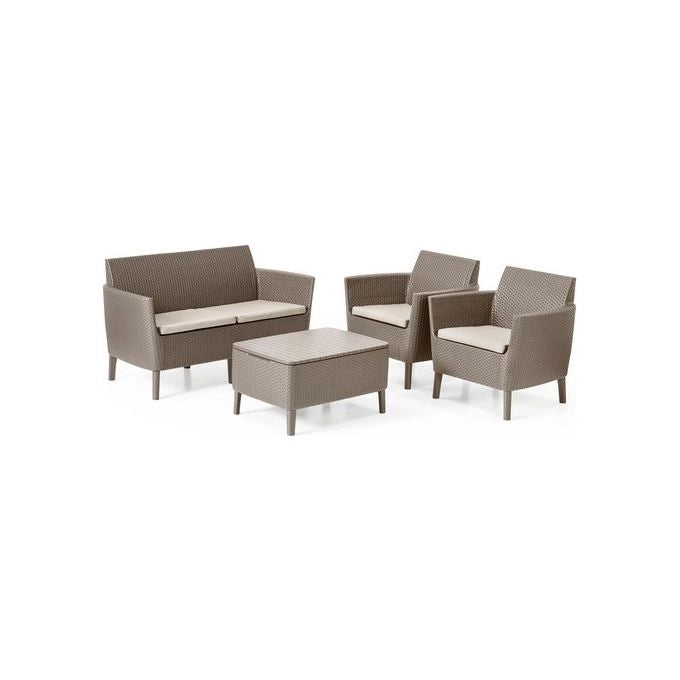 Keter Salemo Lounge Set Cappuccino