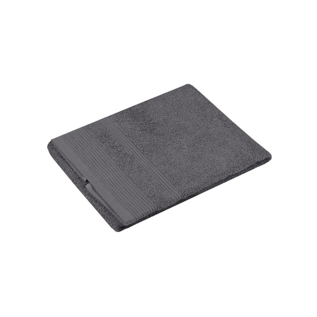 ASCIUGAMANO LYLA 50X90CM ANTRACITE.