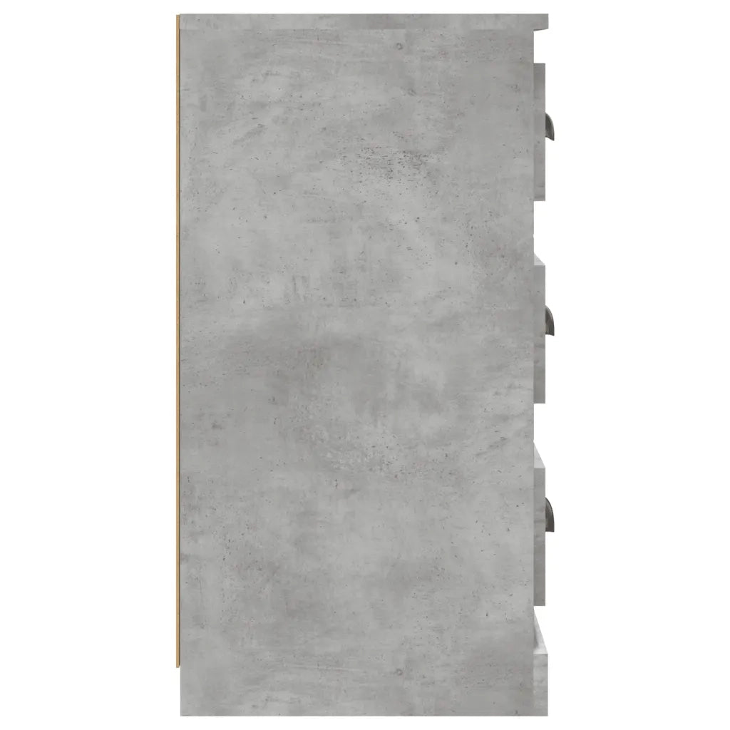 Credenza Grigio Cemento 70x35,5x67,5 cm in Legno Multistrato 816228