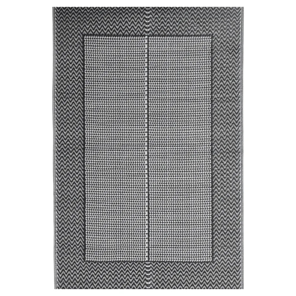 Tappeto da Esterni ARAKIL Nero 140x200 cm in PP CFW5779980