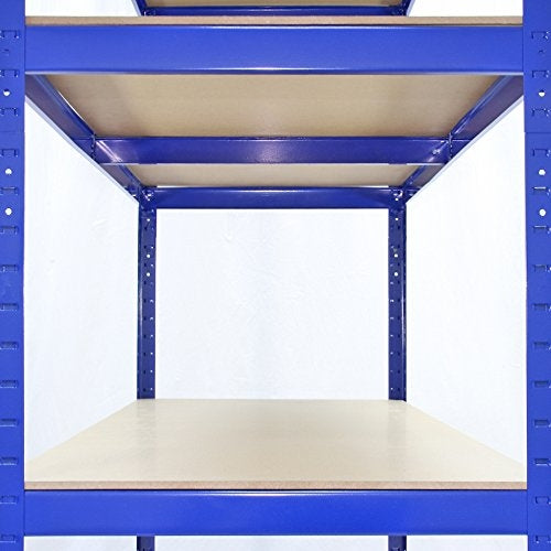 3 Scaffali in Acciaio Senza Bulloni T-Rax In Acciaio Senza Bulloni Blu 120cm x 60cm x 183cm