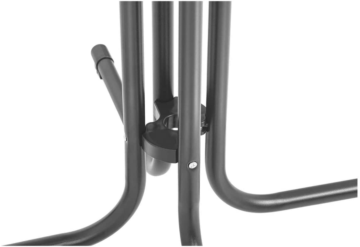 Tavolo pieghevole pieghevole per mangiare stand diametro 80 cm grigio 14_0002377