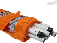 Rete da pallavolo per Giardino Professionale con Pali Alta Altezza Massima 220cm Portatile per Bambini e Adulti