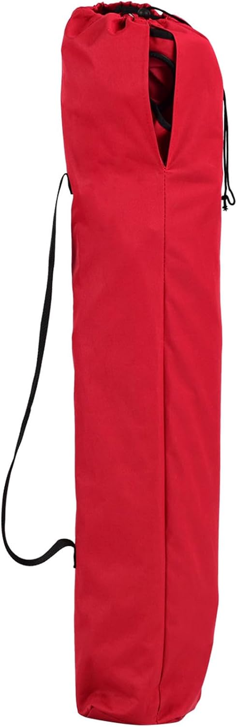 Sedia da Campeggio con Parasole, Sedia Pieghevole da Spiaggia con Portabicchieri, Braccioli, Leggerae e Portatile, Max Portata 120kg (Rosso)