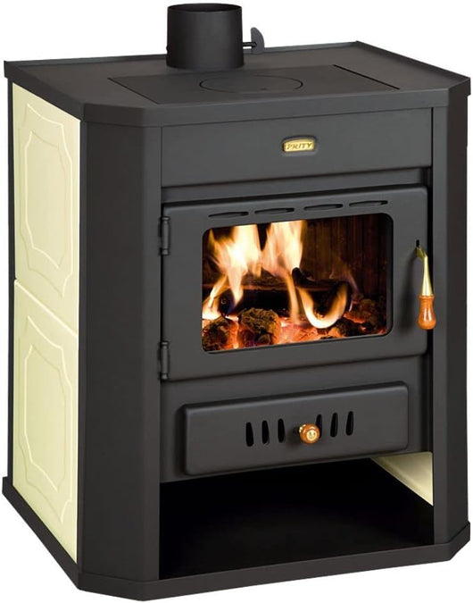 Stufa a legna per impianto di riscaldamento centralizzato Prity WD W15. 15 + 5kw Potenza di riscaldamento