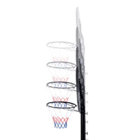 Canestro da Basket Portatile, Basket Supporto Regolabile in Altezza da 200 a 305 cm