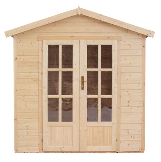 Ufficio in legno da giardino - W233xD222xH233cm - TIMBELA M351FB