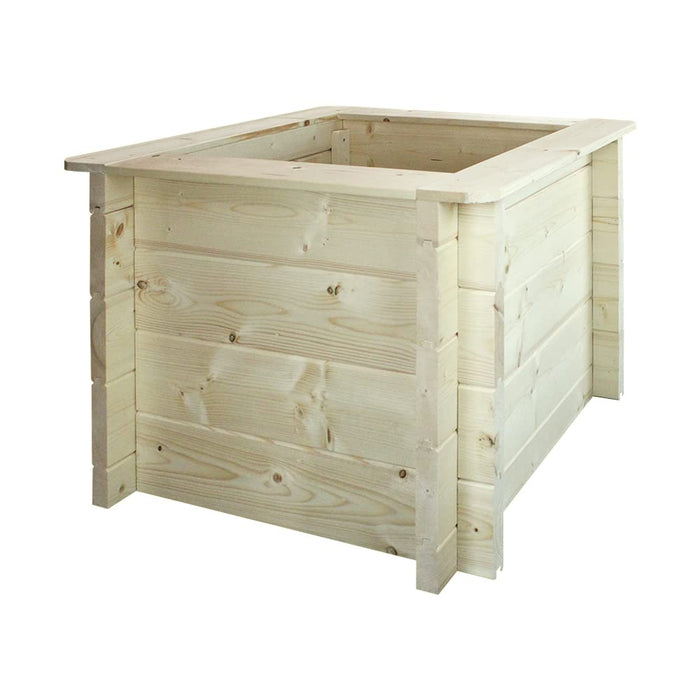 L?aiuola di giardino sopraelevata in legno - 58x58x46 cm - Timbela M617