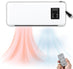 Termoconvettore Elettrico da Parete 1500W con Display LED e Telecomando - Funzione Aria Calda/Fredda, Temperatura Regolabile
