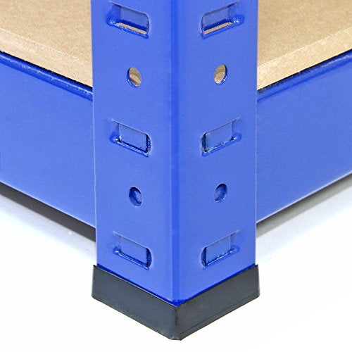 3 Scaffali in Acciaio Senza Bulloni T-Rax In Acciaio Senza Bulloni Blu 120cm x 60cm x 183cm
