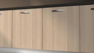 Anta per mobili in Legno nobilitato Compresa di Maniglia e Cerniere 90X45 ROVERE