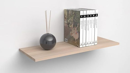 Mensole da Muro classiche in Legno nobilitato spessore 1.8 cm 70x40 Rovere