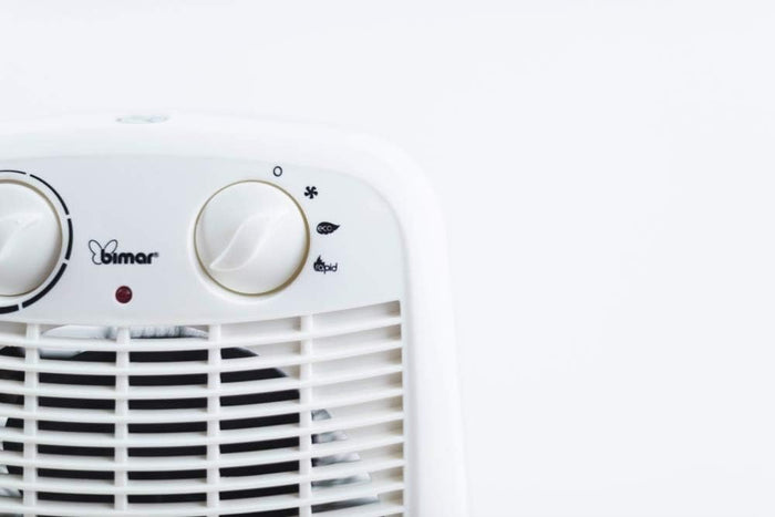 Bimar HF195 Stufa elettrica Termoventilatore Elettrico da 2000W a Basso Consumo con Termostato Regolabile