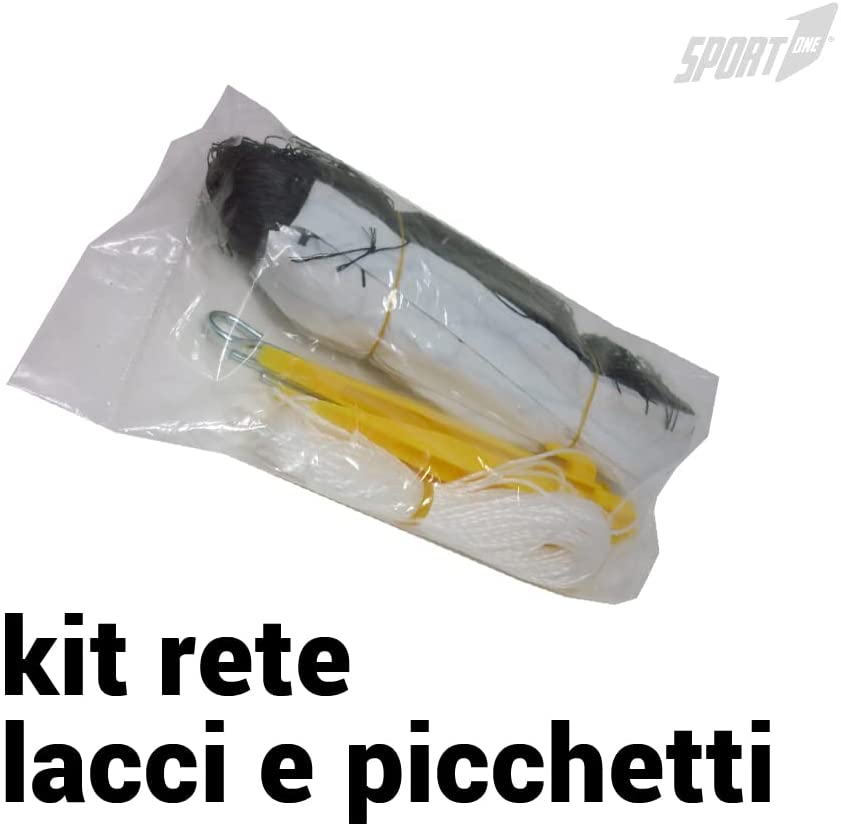 Rete da pallavolo per Giardino Professionale con Pali Alta Altezza Massima 220cm Portatile per Bambini e Adulti