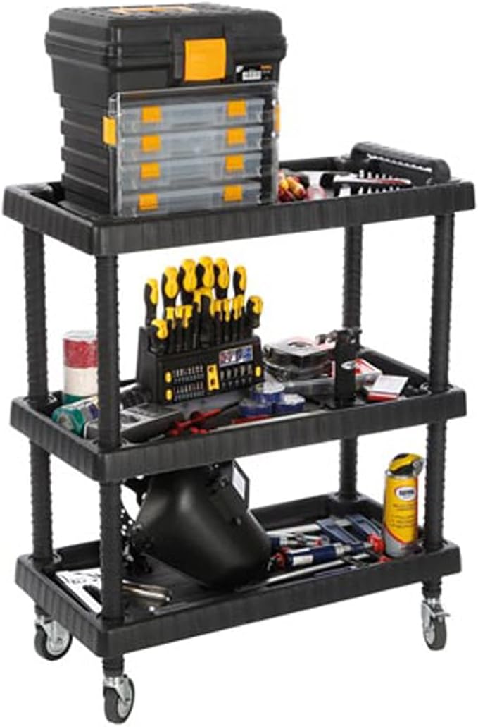 Carrellino in polipropilene Sheel portapezzi L750 x P375 x H920 mm.