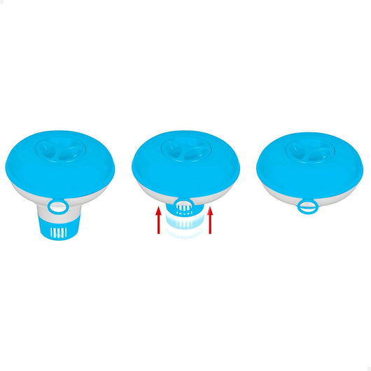 DISPENSER DOSATORE CLORO PISCINE GALLEGGIANTE X PASTIGLIE Ø12,7cm PICCOLO INTEX
