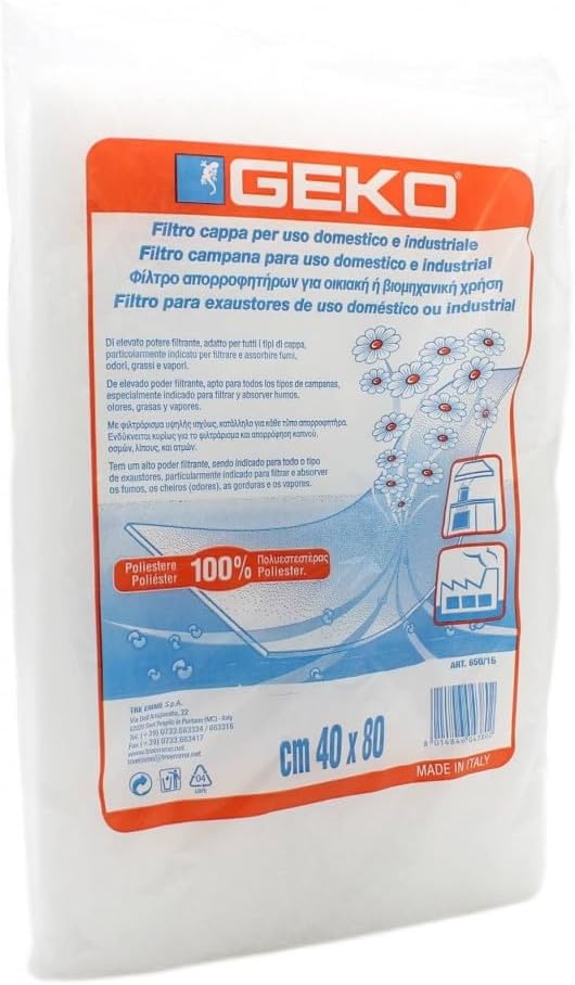 FILTRO CAPPE POLIESTERE cm 40x 80 TREEMME