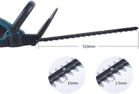 Tagliasiepi a Batteria Per Giardino, Tosasiepi Elettrico Senza Fili Con Lama  Acciaio 52Cm