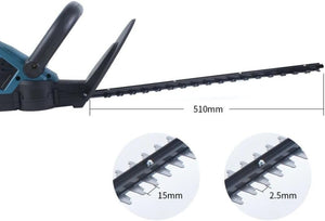 Tagliasiepi a Batteria Per Giardino, Tosasiepi Elettrico Senza Fili Con Lama  Acciaio 52Cm