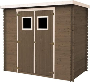 Kit di impregnanti per legno - 5 litri di colore BIANCO+ 5 litri di impregnante di colore NERO