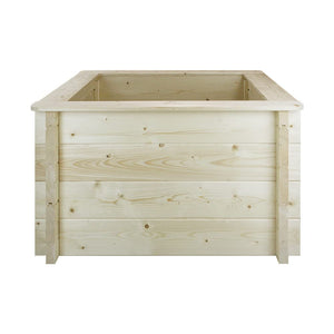 L?aiuola di giardino sopraelevata in legno - 78x78x46 cm - Timbela M620
