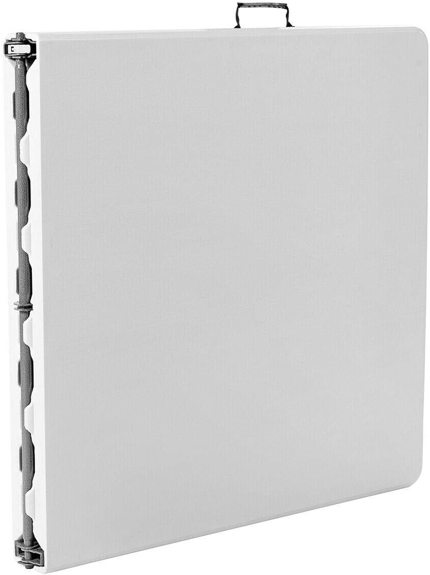 Tavolo Pieghevole da Campeggio con Maniglia, Tavolo da Pranzo Inerno e Esterno Portatile, Salvaspazio, 153 x 74 x 74 cm, Capacit¨¤ 150 kg, per Giardino Picnic (Modello 2)