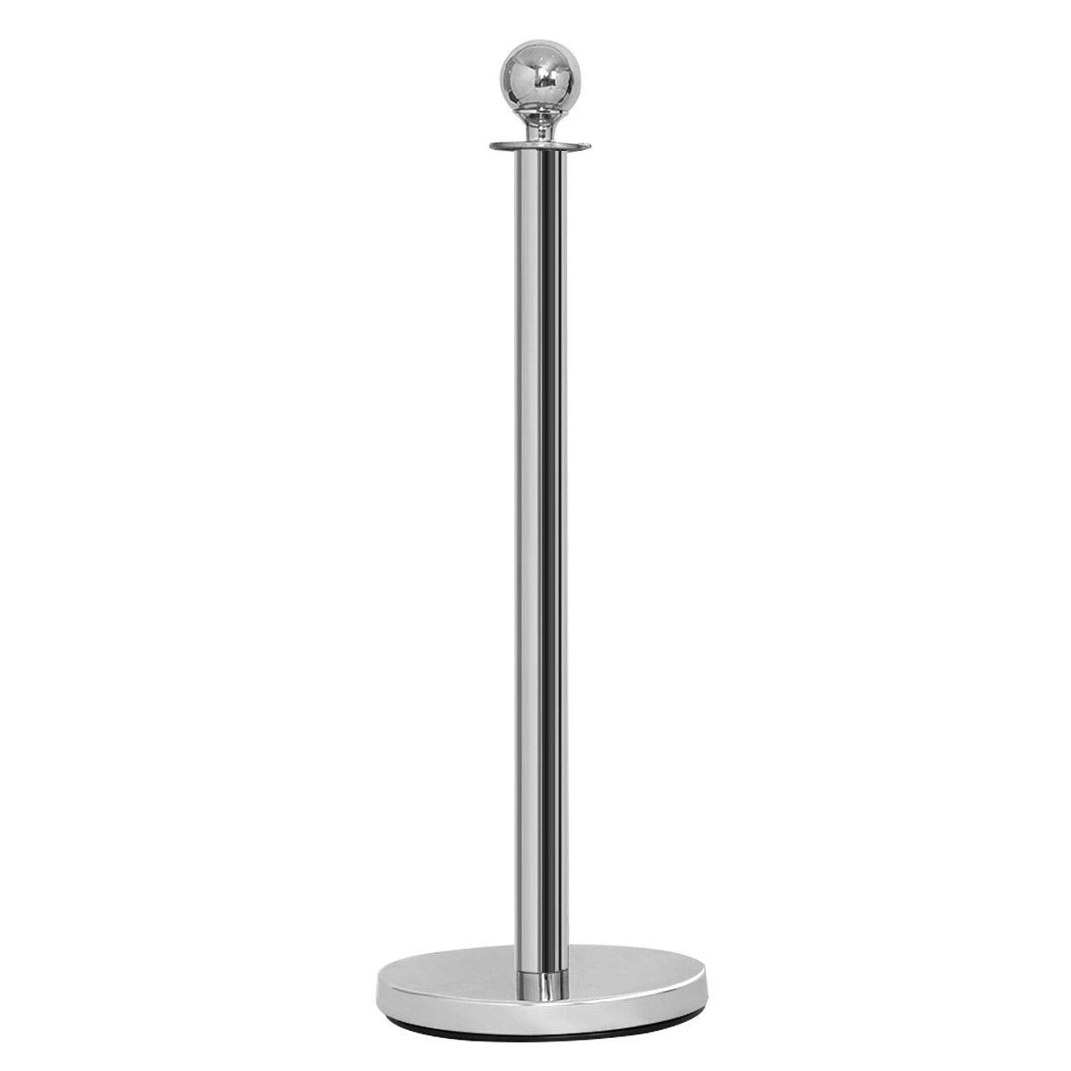 4 x Colonnine Segnapercorso Transenna Eliminacode Separacode, Paletti di Delimitazione per Hotel Ristorante Cinema