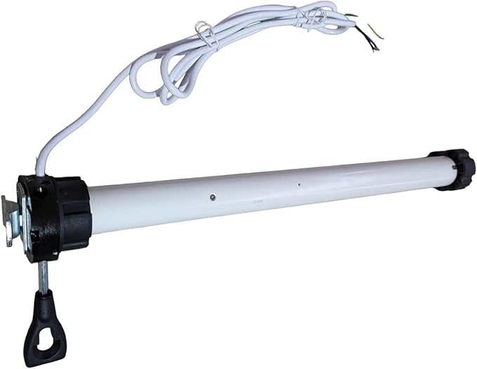 Motore Elettrico Professionale con Asta di Soccorso per Tapparelle e Tende da Sole - 100 Kg/50 Nm - Silenzioso - Adatto per Rullo Ø63 mm