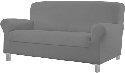 Copridivano Antimacchia 1 Posto Impermeabile Elasticizzato Fodera Salva Poltrona Grigio
