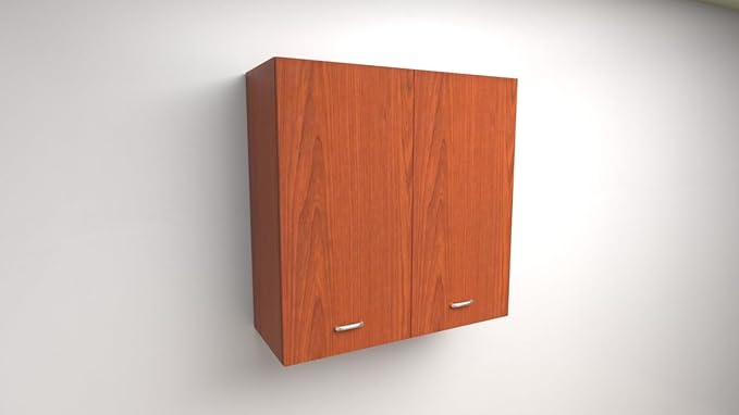 Mobile PENSILE  COMPRESO di 2 Ante SPEDIZIONE A Kit Le Misure Si intendono Altezza X Larghezza X profondità 90X60X33 CILIEGIO