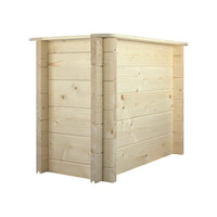 L'aiuola di giardino sopraelevata in legno - 78x38x57 cm - Timbela M612