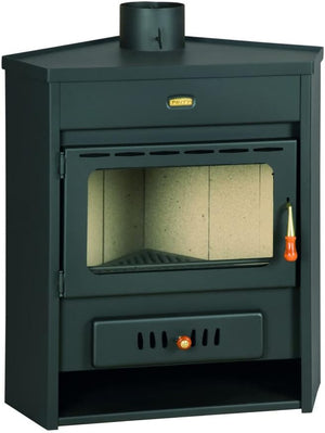 Stufa a Legna ad Angolo Modello Prity AM da 12kw