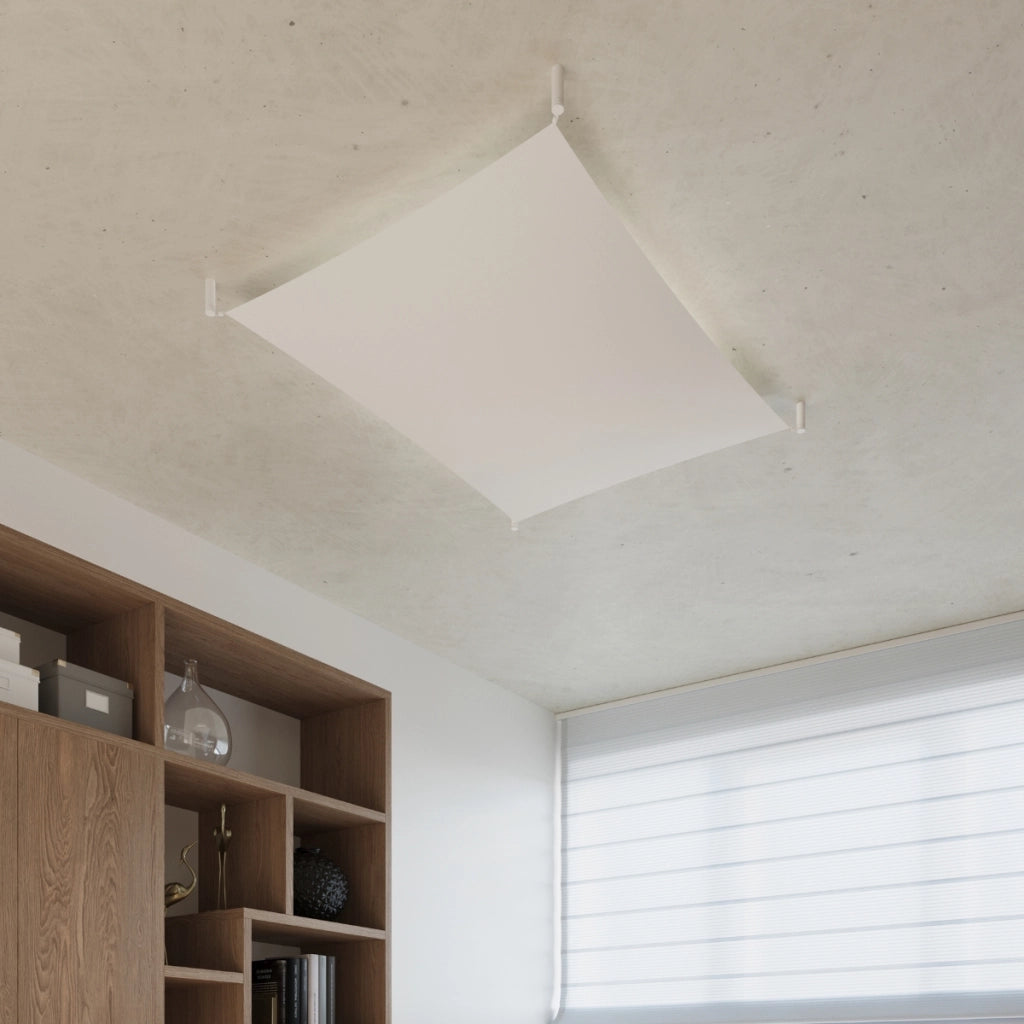 Lampada da soffitto LUNA 2BM 2x8,5W 850lm 3000K Bianco Minimalista Rettangolare
