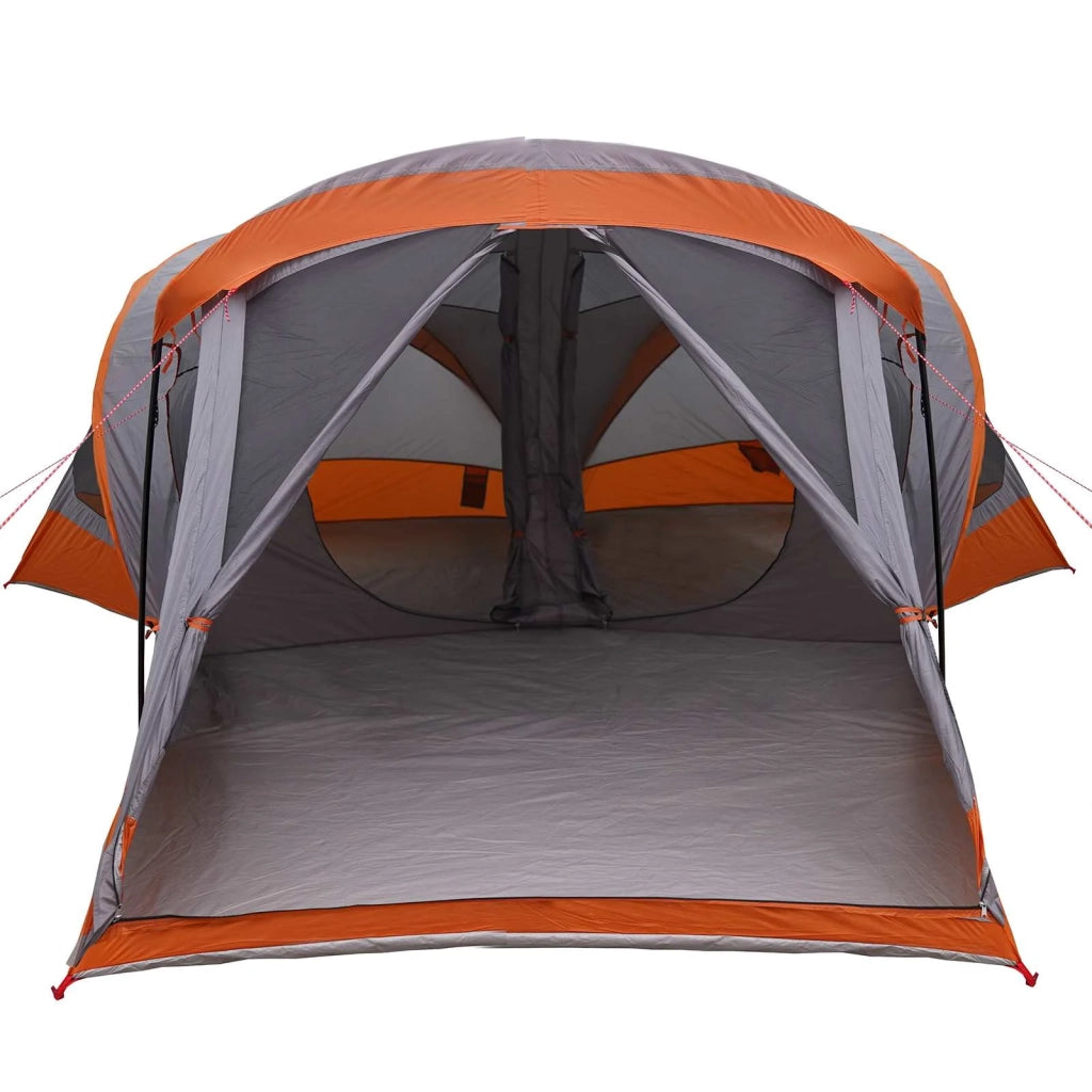 Tenda Familiare Grigio e arancione 550 x 555 x 208 cm 42017468