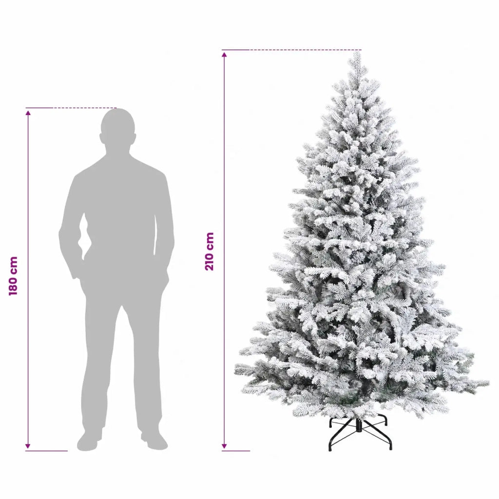 Albero di Natale Artificiale con Rami Pieghevoli 210 cm 42055560