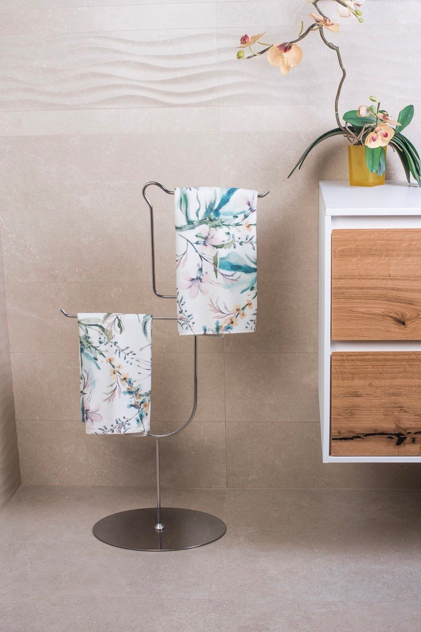 PIANTANA MULTIFUNZIONE PORTA ASCIUGAMANI