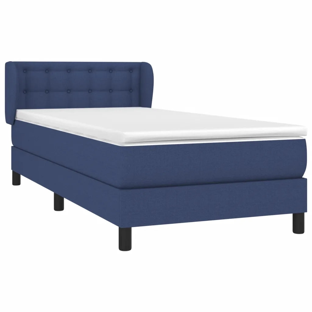 Giroletto a Molle con Materasso Blu 80x200 cm inTessuto 3126523