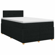 Letto box spring con materasso Nero 120 x 200 cm Tessuto 3451442