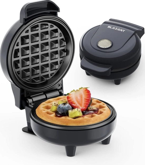 Mini Waffeliera Compatta 550W per Feste di Famiglia e Feste