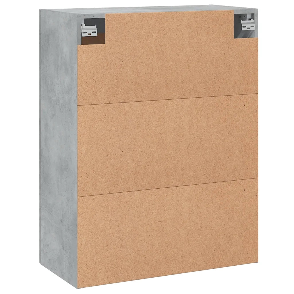 Armadietti a Parete 2 pz Grigio Cemento in Legno Multistrato CFW3399768