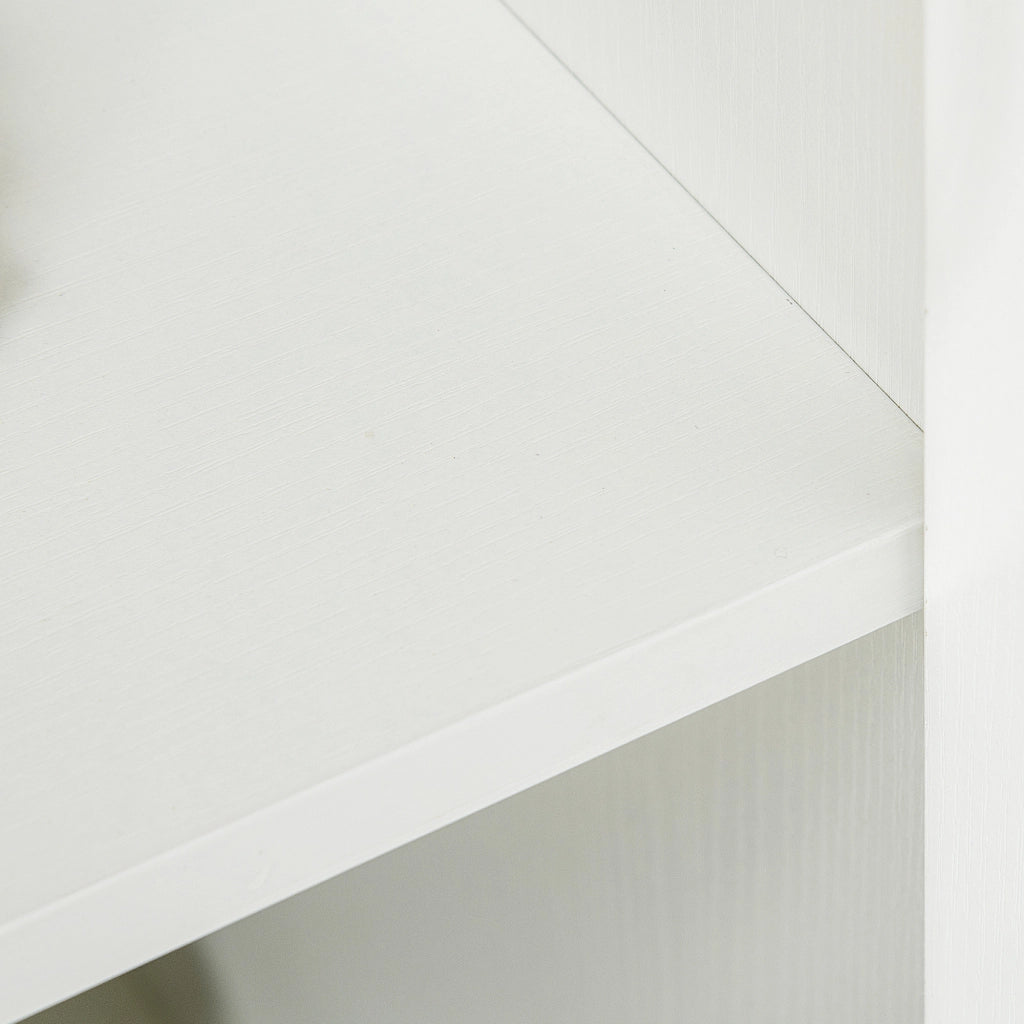 Armadio da Ufficio con 2 Ante e Serratura ¨C Zephmum ¨C Bianco 80x40x80 cm
