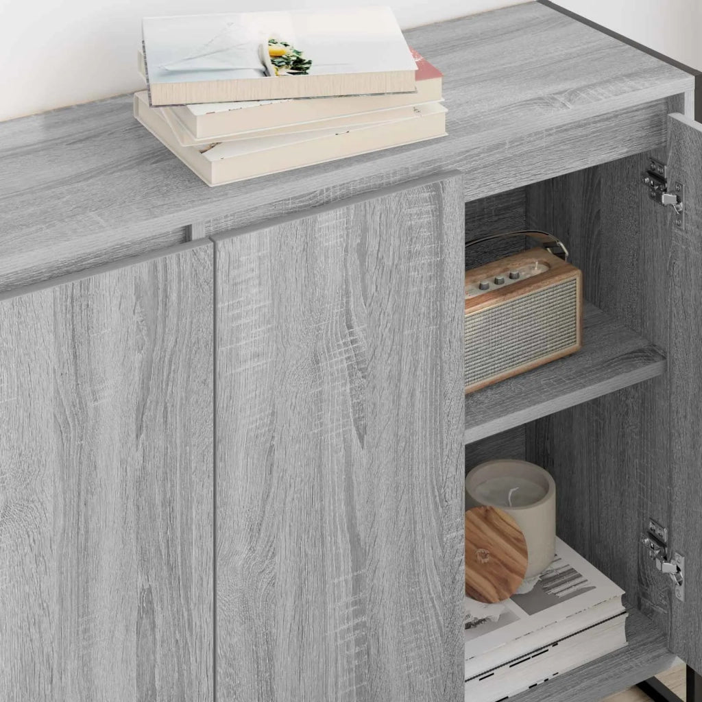 Mobile laterale Grigio Sonoma 96,5 x 30 x 75 cm