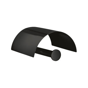 Lineabeta - Portarotolo con coperchio Baketo in ottone nero