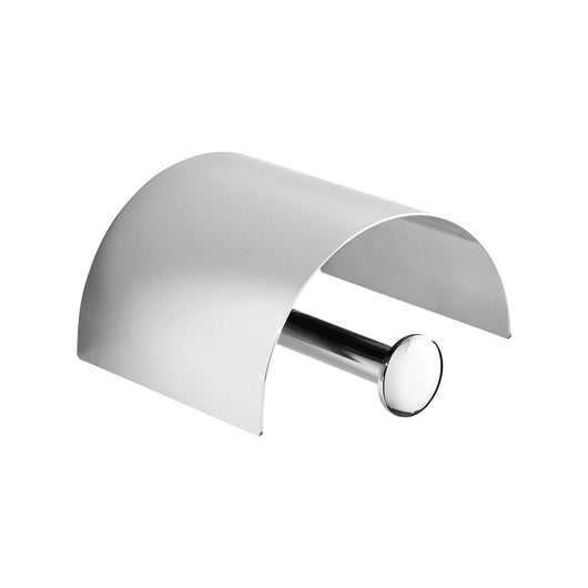 Lineabeta - Portarotolo con coperchio Baketo in ottone cromato